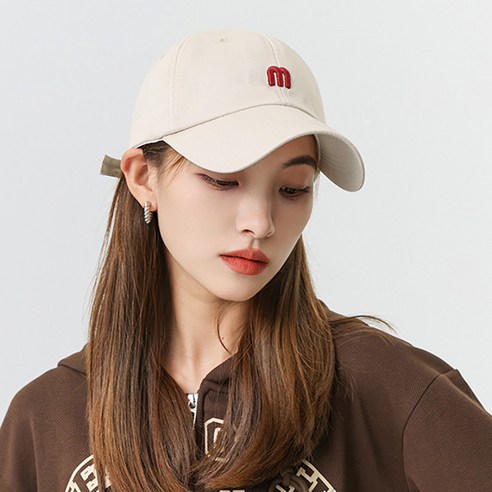 심플로고무지볼캡