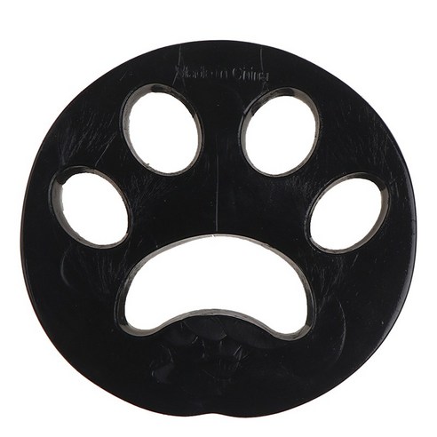 고양이 개 모피 린트 헤어 리무버 애완 동물 세탁기 액세서리, black