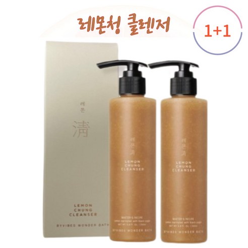 LEMON CHUNG CLEANSER 조성아 원더바스 레몬청 클렌져 폼클렌징 1+1 조성아레몬청팩클렌저 메디필레드락토콜라겐랩핑마스크 레몬청 조성아 클렌징폼 마녀공장클렌징오일 레몬, 1+1+1, 200ml