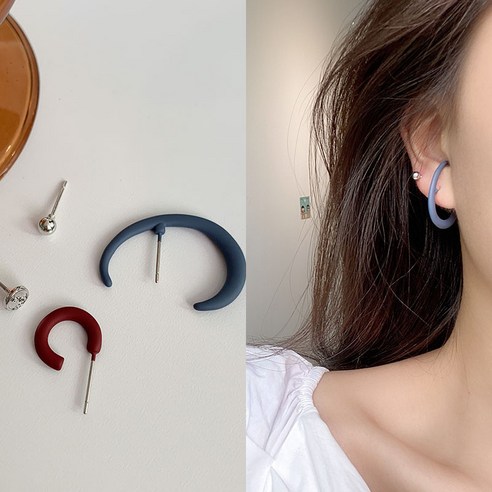 DFMEI 조합 복고풍 귀걸이 새로운 유행 기질 모든 일치 패션 인기있는 온라인 귀걸이 귀걸이