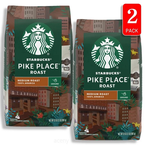Starbucks Pike Place 스타벅스 파이크 플레이스 미디엄 로스트 그라운드