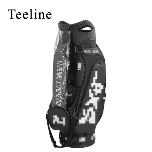 Teeline 골프 캐디백 남성 여성 경량 골프백, 블랙