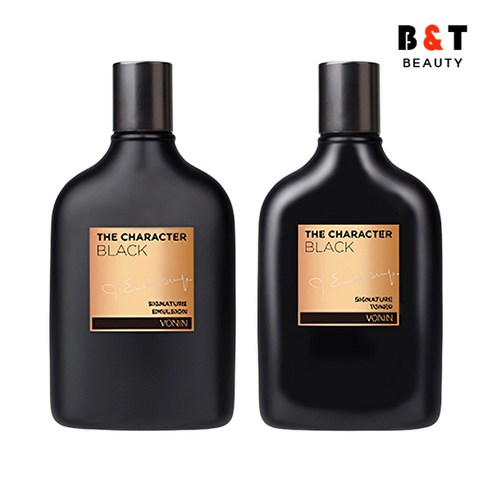 보닌 더 캐릭터 블랙 시그니처 2종 (에멀전 140ml + 토너 140ml), 단품, 단품