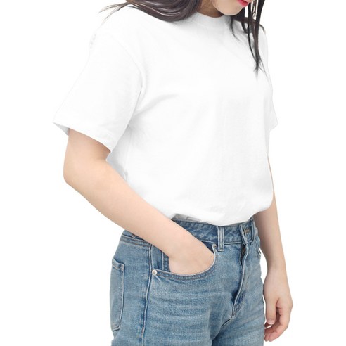 모든 사람에게 필수적인 편안하고 다양한 무지 티셔츠