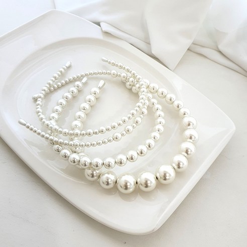 디어망고 진주 헤어밴드: 쉽고 빠른 스타일 변신, 가성비 최고의 선택!