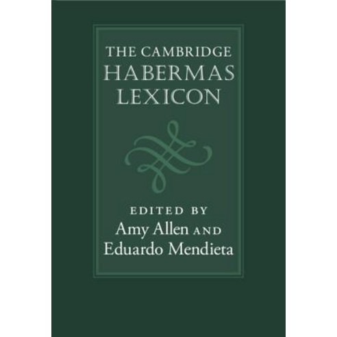 The Cambridge Habermas Lexicon, Cambridge University Press
