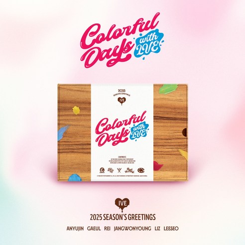 아이브(IVE) – 2025 시즌 그리팅 (SEASON’S GREETINGS) [Colorful Days with IVE](예약특전X) CD/LP