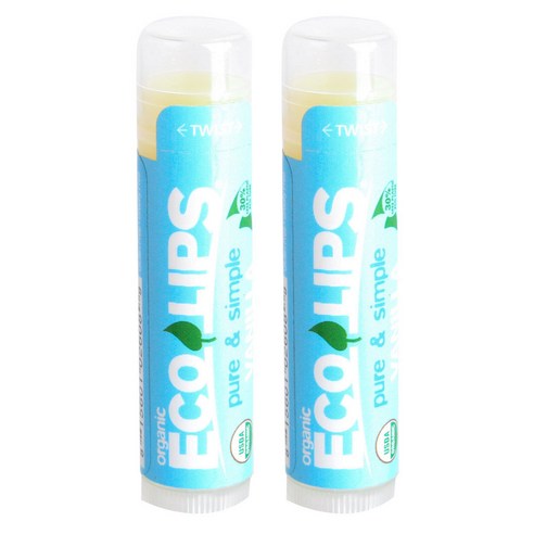 에코립스 퓨어 & 심플 립 밤, Vanilla, 2개, 4.25g