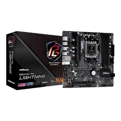 [ASRock] B650M PG Lightning 대원씨티에스 (AMD B650/M-ATX)