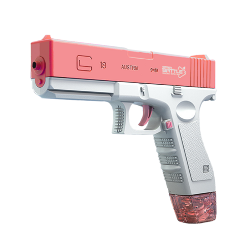 풀템 전동 권총 충전식 워터건 물총, [물총] 핑크