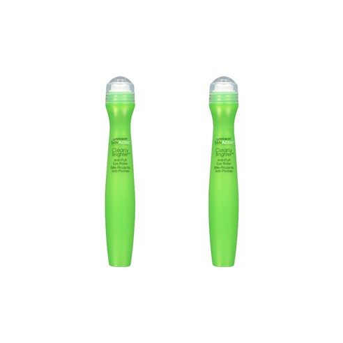 가르니에 스킨 리뉴 안티-퍼프 아이 롤러 2X 카페인 + 민트 추출물, 15ml, 2개