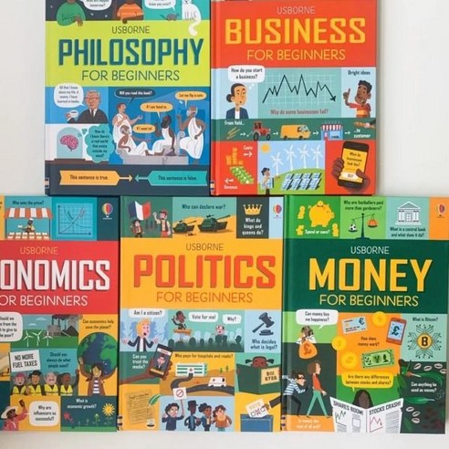 영문 원서 Usborne Money Business for Beginners 5권 세트, 1set