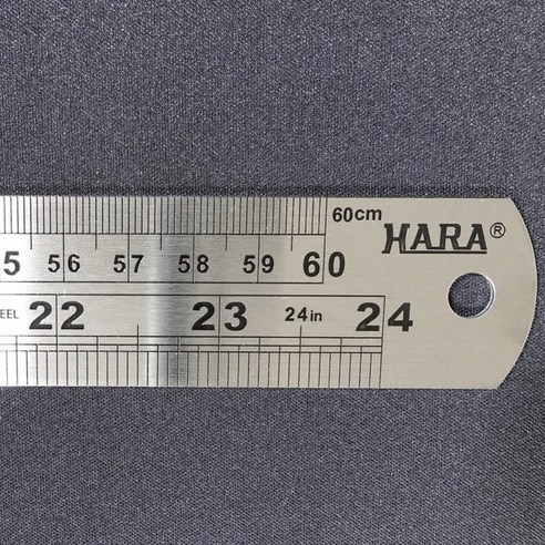 정품 하라 60cm 센티 인치 겸용스텐자 철자 철직자 스틸자 반영구 쇠자