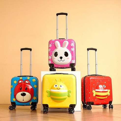 사랑스러운 아이와 함께 떠나는 설레는 여행, 귀여운 18인치 아동용 캐리어