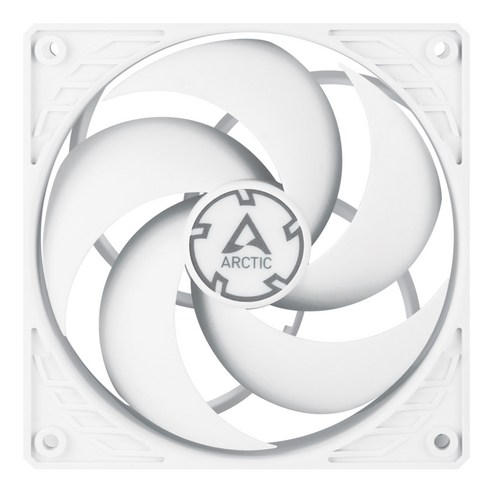 정숙함과 성능, 아름다움을 모두 갖춘 ARCTIC P12 PWM PST 화이트 쿨링 팬