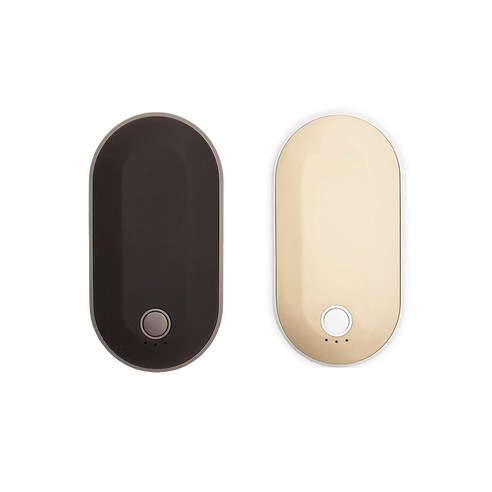 손에쏙 충전식 손난로 보조배터리 초코넛 손난로 쾌속 양면발열 5200mAh, 딥 초코 + 아몬드초코