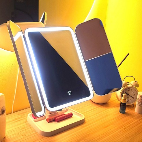 매일의 메이크업 과정을 향상시키는 다기능 나쥬랑 LED 탁상 거울
