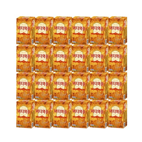 크라운제과 크라운 버터와플(소) 35g x 24박스, 900g, 1박스