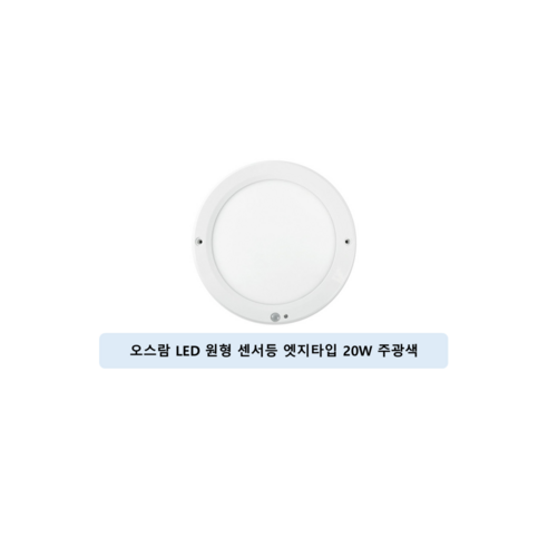 레드밴스 오스람 LED 엣지 센서등 20W, 주광색, 1개