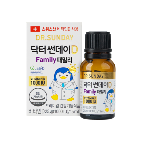 닥터썬데이D 패밀리, 15ml, 1개