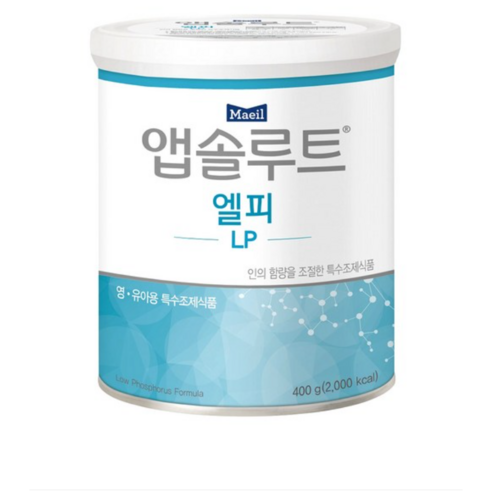 앱솔루트 베이비웰 LP 분유, 400g, 1개