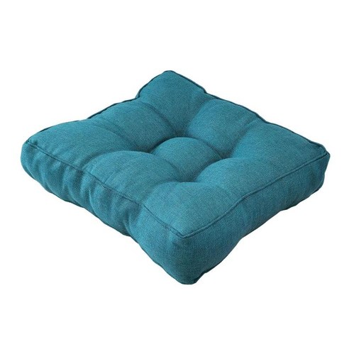 사무실 가정 훈장을 위한 연약한 의자 패드 좌석 패드 좌석 방석 아늑한 베개, 파란색, 엷은 황갈색