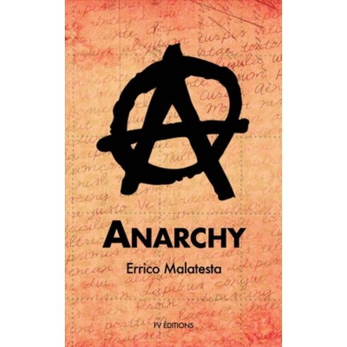 (영문도서) Anarchy Paperback, Fv Editions
