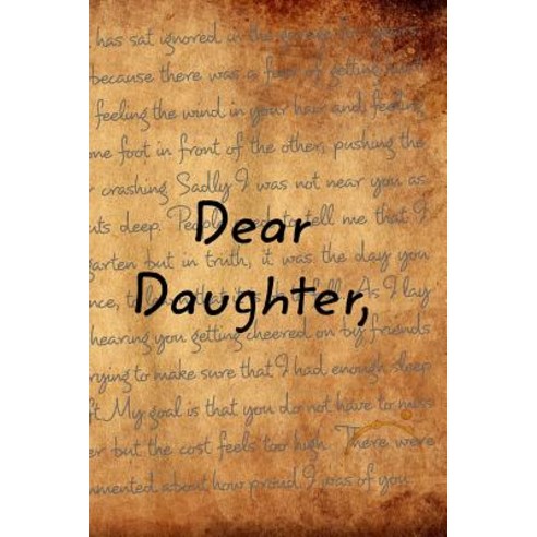 Dear Daughter Paperback, Blurb, English, 9780464978329