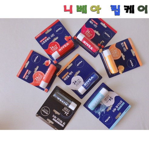 니베아 립케어 립밤, 스트로베리, 4.8g, 1개 니베아립밤 11 니베아 립케어 립밤 2개, 4.8g, 후르티샤인 체리