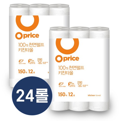오프라이스 키친타올, 1800매, 1개