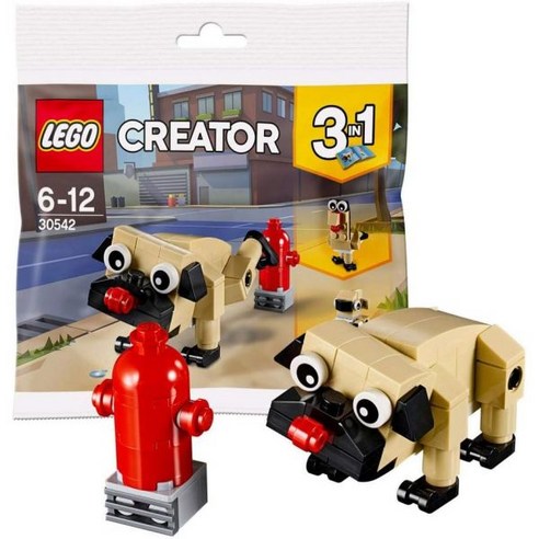 레고테크닉 레고스타워즈 레고프렌즈 파워정품 LEGO Creator 3 in 1 Pug Turkey and Koala Bear (30542) Bagged 151163