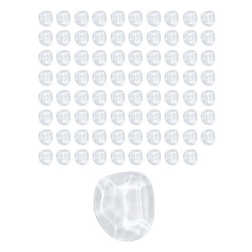투명 유리알 컬러차트 80pcs 대용량 네일샵 네일 전시 디스플레이, 80개, 06-조약돌