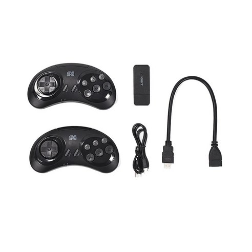 노 브랜드 Sega Genesis 게임 스틱용 16비트 MD 무선 콘솔 Genesi용 HDMI 호환 900+게임, 게임 플레이어