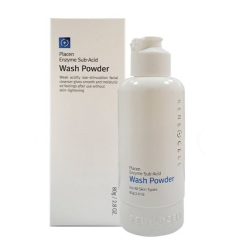 칙칙한 피부톤? 르네셀 효소 세안 파우더로 되찾는 맑은 광채! 르네셀워시파우더