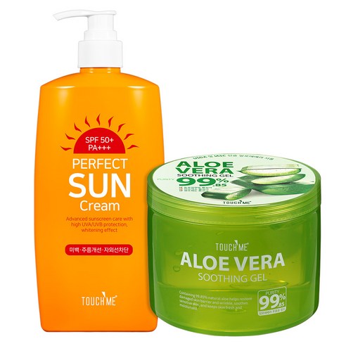 [OKㅣ강추] 터치미의 퍼펙트 썬크림과 수딩젤로 피부 보호의 완벽한 콤보 [OKNOWㅣ추천상품]