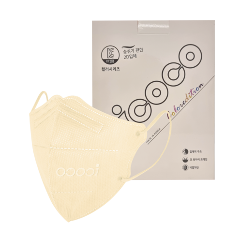 아이코코 컬러에디션 마스크 대형 25매, 베이지, 1개, 25개입