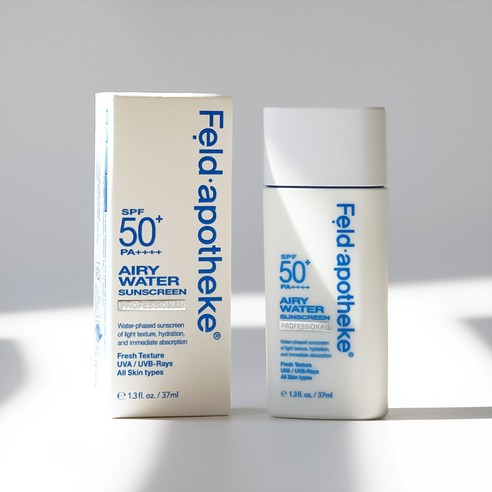 끈적임 싫어! 답답함 질색! 깃털처럼 가벼운 선크림, 펠드아포테케 에어리 워터 선스크린 솔직 후기 펠드에어리수분선크림