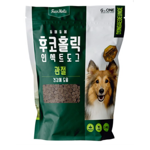 후코홀릭 인섹트 도그 프리미엄 관절, 2.4kg, 고단백 곤충 (관절건강), 2개