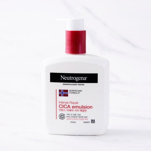 [메가마트]존슨앤존슨 뉴트로지나 인텐스리페어시카 에멀젼 바디로션 310ml, 1개