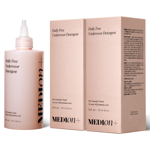 섬세함을 담은 깨끗함, 메디온 데일리프리 ****** 전용세제로 매일의 편안함을 더하세요.