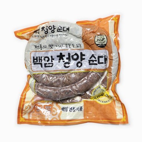 백암전통식품 백암 청양 순대 2kg 맛있게 매콤한순대 - 순대 | 쿠팡