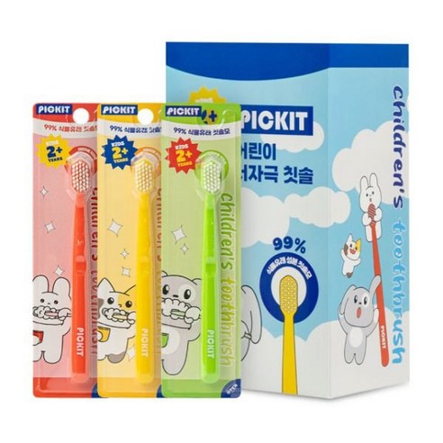픽킷 어린이 저자극 칫솔 12개입 세트 11203548
