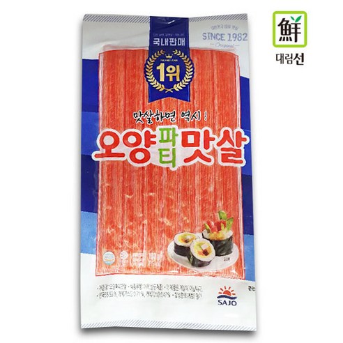 사조오양 파티 맛살, 10개, 190g