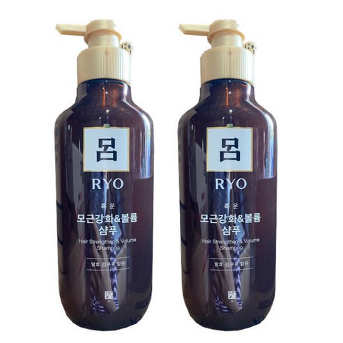 려 흑운 모근강화 볼륨 샴푸 400ml x 2개 /