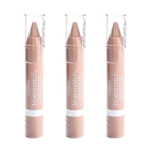 로레알파리 트루 매치 크레용 컨실러, Light/Medium Warm, 3개
