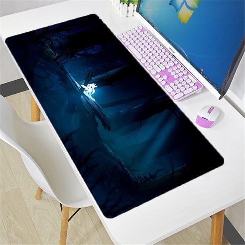 오리와 Wisps 마우스 패드 게임의 의지 대형 Dywan 게이머 키보드 데스크 매트 테이블 카펫 Mousepad XL XXL 900x400, 7_400x900x2mm
