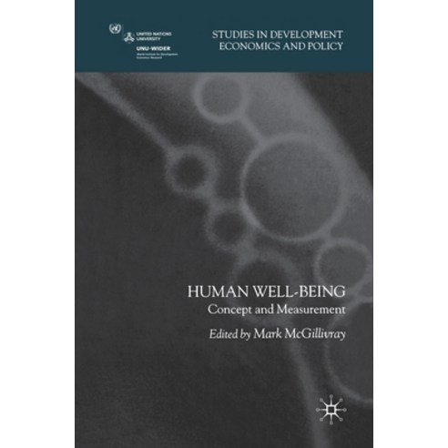 (영문도서) Human Well-Being: Concept and Measurement Paperback, Palgrave MacMillan, English, 9781349281831
