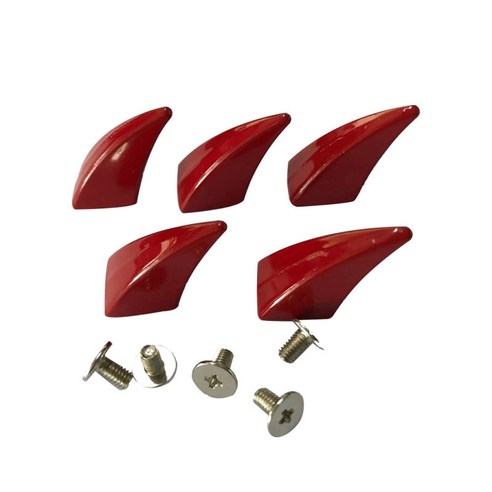 펑크 리벳 Leathercrafts 액세서리 가죽 장식, 레드, 합금