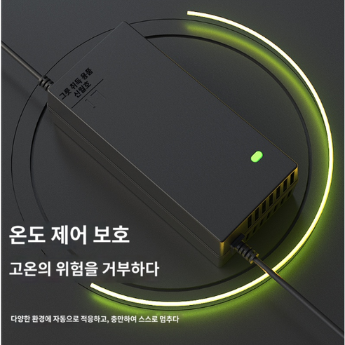 전동 킥보드충전기 리튬배터리 전기차 충전기 48V 36V 60V 24V 2A 72V, 48V2A 비디오 헤드