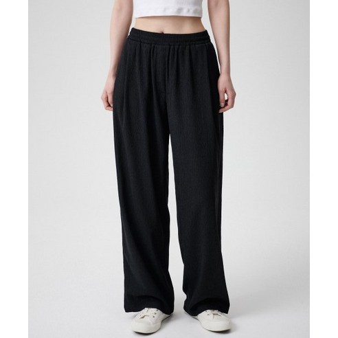 편안함과 스타일을 모두 갖춘 궁극의 선택, 안다르 크링클 와이드 라운지 팬츠 안다르와이드팬츠